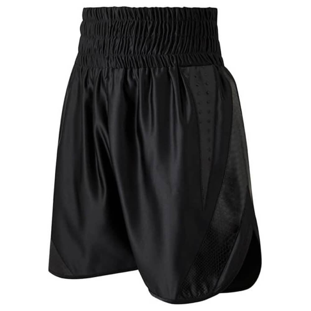 Benn Black Satin And Snakeskin Boxing Shorts