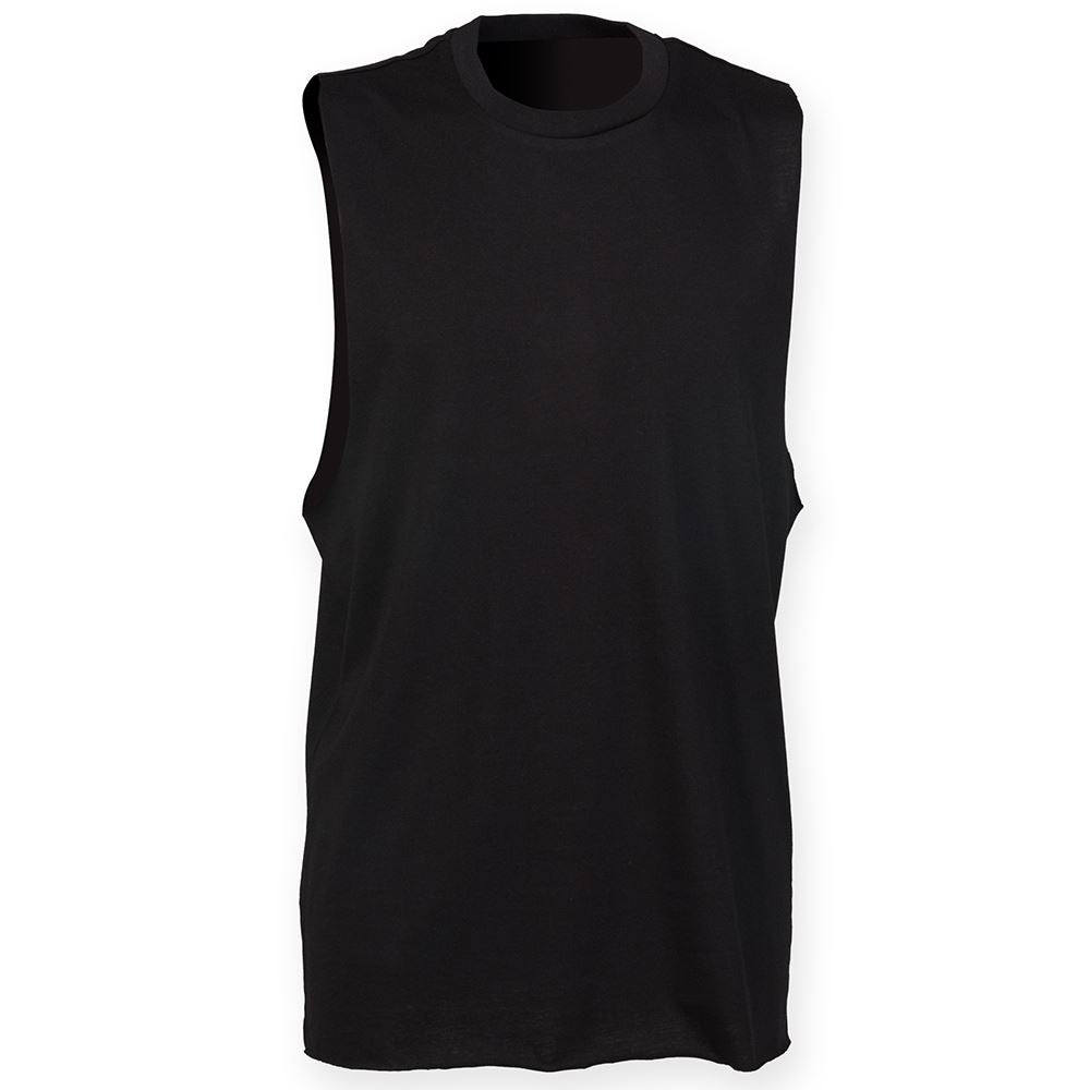 Boxfit High Neck Slash Armhole Vest