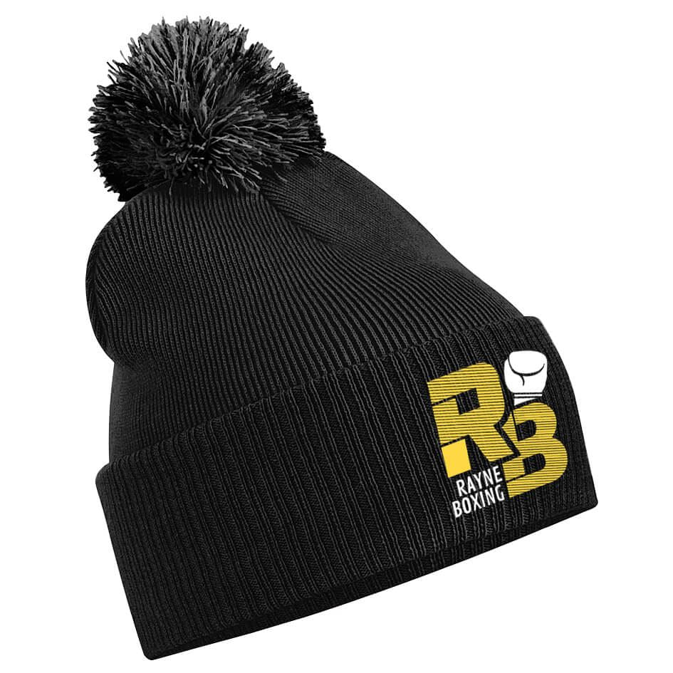 Rayne Boxing Club Bobble Hat Black