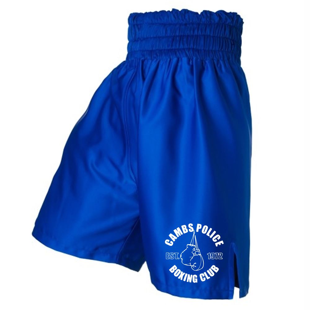 Cambs Police Boxing Satin Boxing Shorts