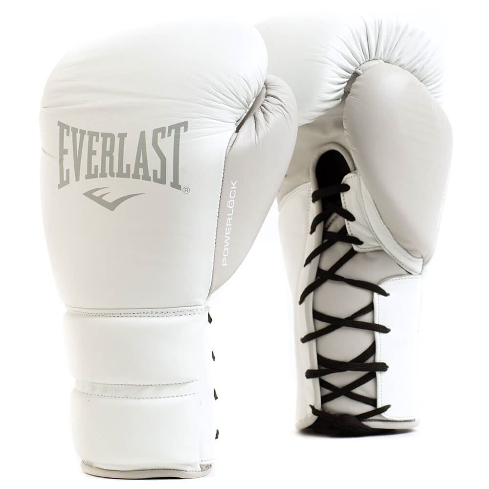 Everlast Powerlock 2 Pro Laced Leather Training Gloves