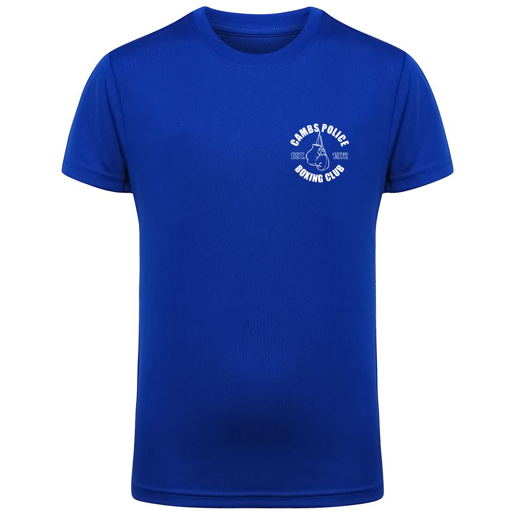 Cambs Police Boxing Kids Dri Fit Boxer T-Shirt