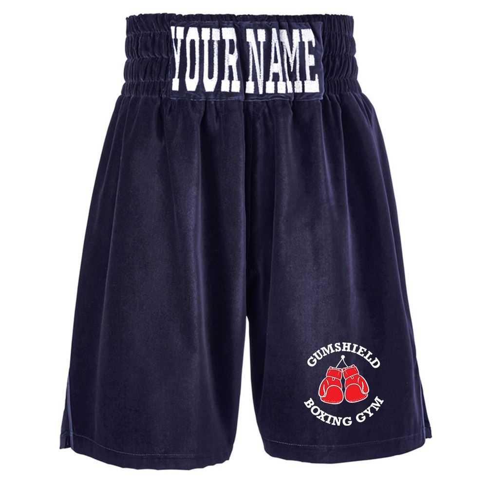 Gumshield Boxing Gym Velvet Shorts