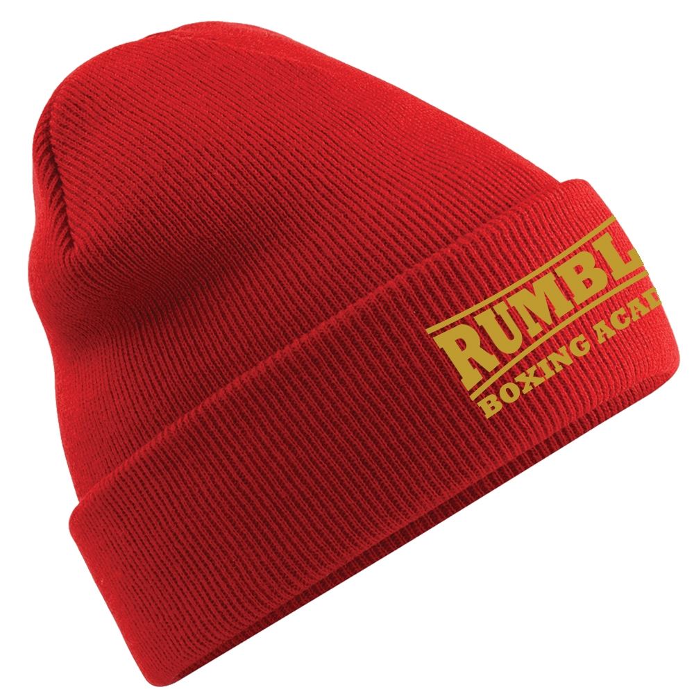 Rumbles Boxing Club Wooly Hat Red