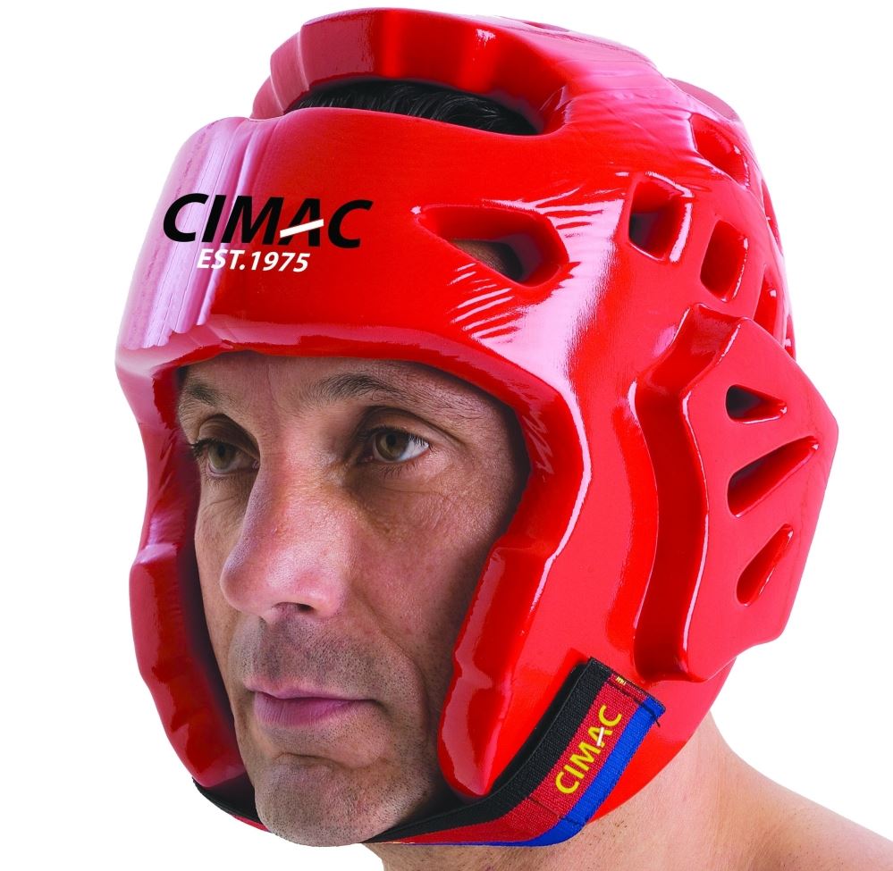 Cimac Dipped Foam Head Guard - Red