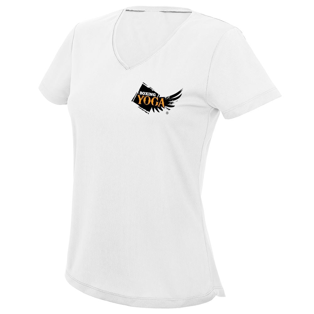 Boxing Yoga V-Neck Girlie Cool T