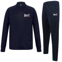 Thumbnail for Boxfit Embroidered Logo Slim Fit Poly Tracksuit