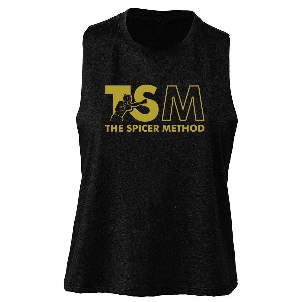 The Spicer Method Cropped Racerback Tank