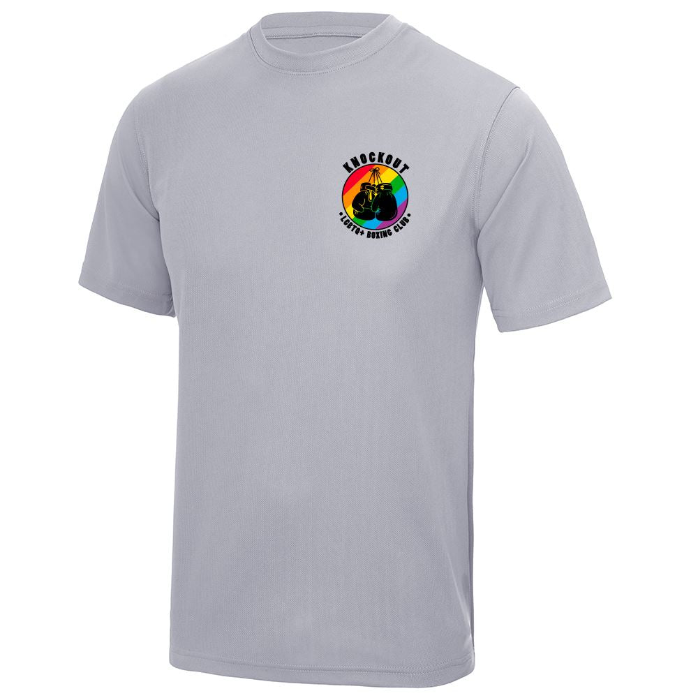 Knockout Lgbtq+ Logo Poly T-Shirt