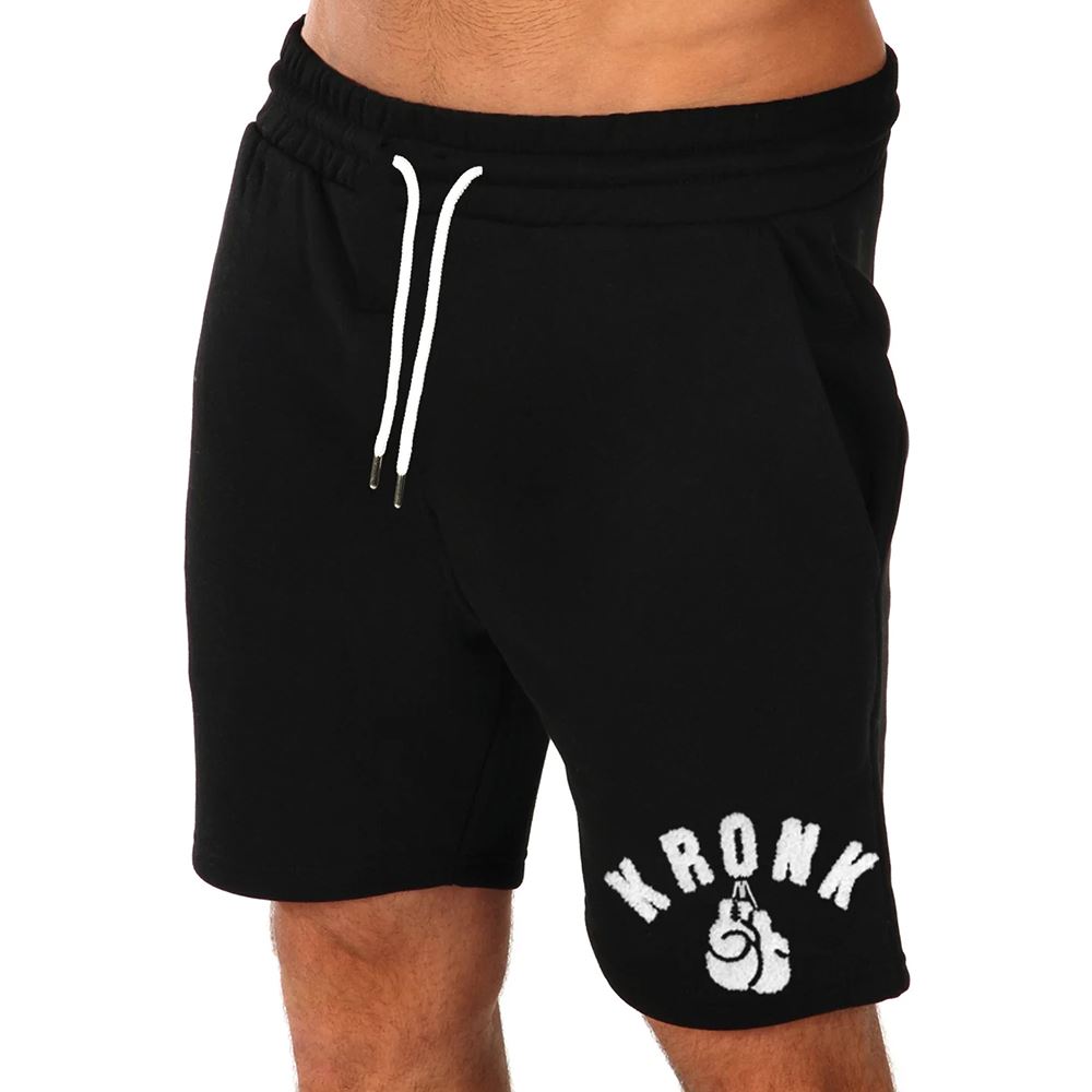 KRONK One Colour Gloves Jog Shorts Towelling Applique Logo