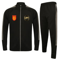 Thumbnail for LBM League Boxing Southend Slim Fit Tracksuit Black/Grey XXLarge