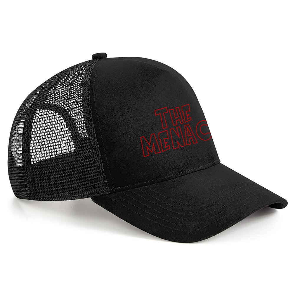 Dennis Mccann Suede Trucker Cap Black