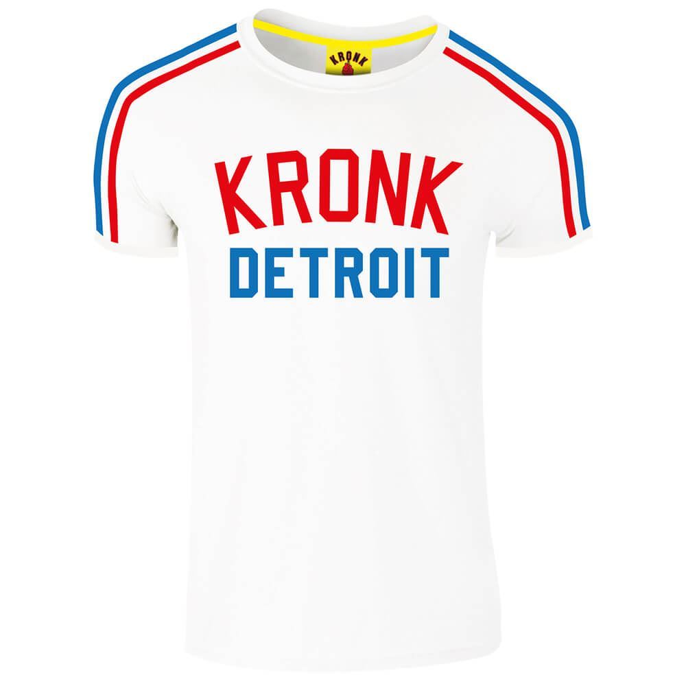 Kronk Iconic Detroit 2 Colour Applique Slim Fit T-Shirt