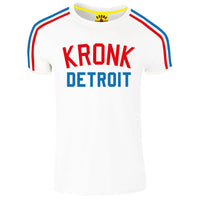 Thumbnail for Kronk Iconic Detroit 2 Colour Applique Slim Fit T-Shirt