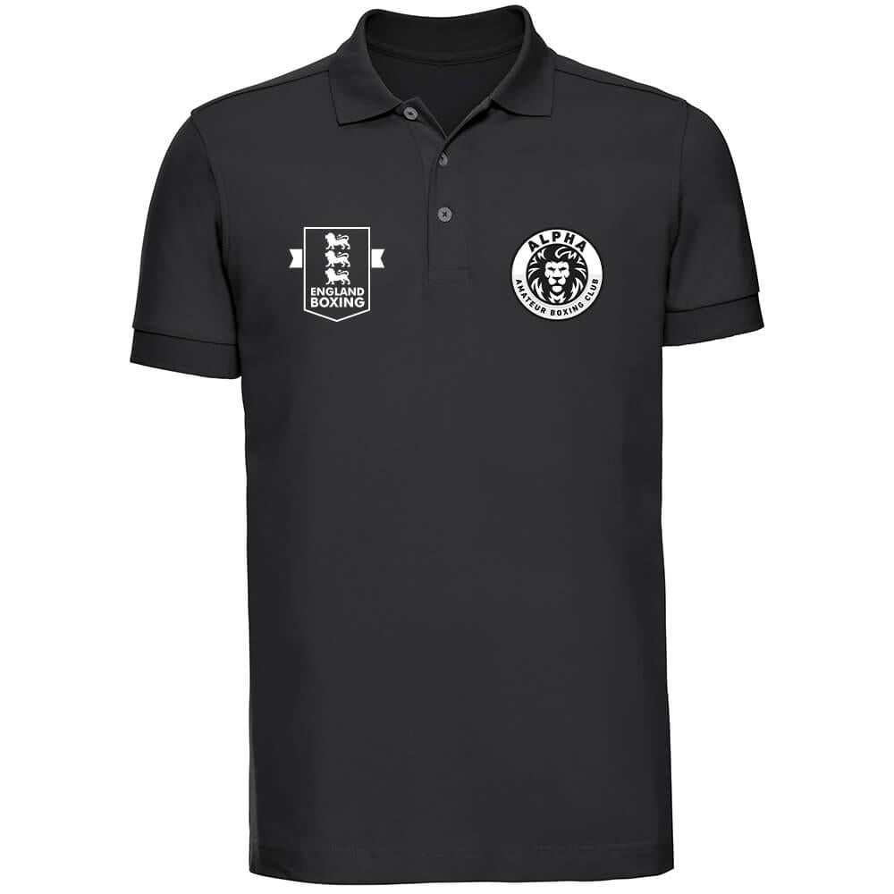 Alpha Boxing Club Embroidered Polo Shirt