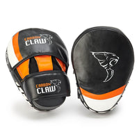 Thumbnail for Carbon Claw Sabre Curved Hook & Jab Pads Black/Orange