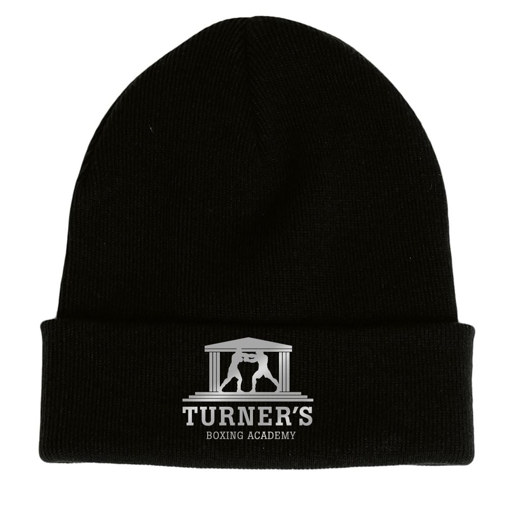 Turners Boxing Academy Beanie Silver Logo