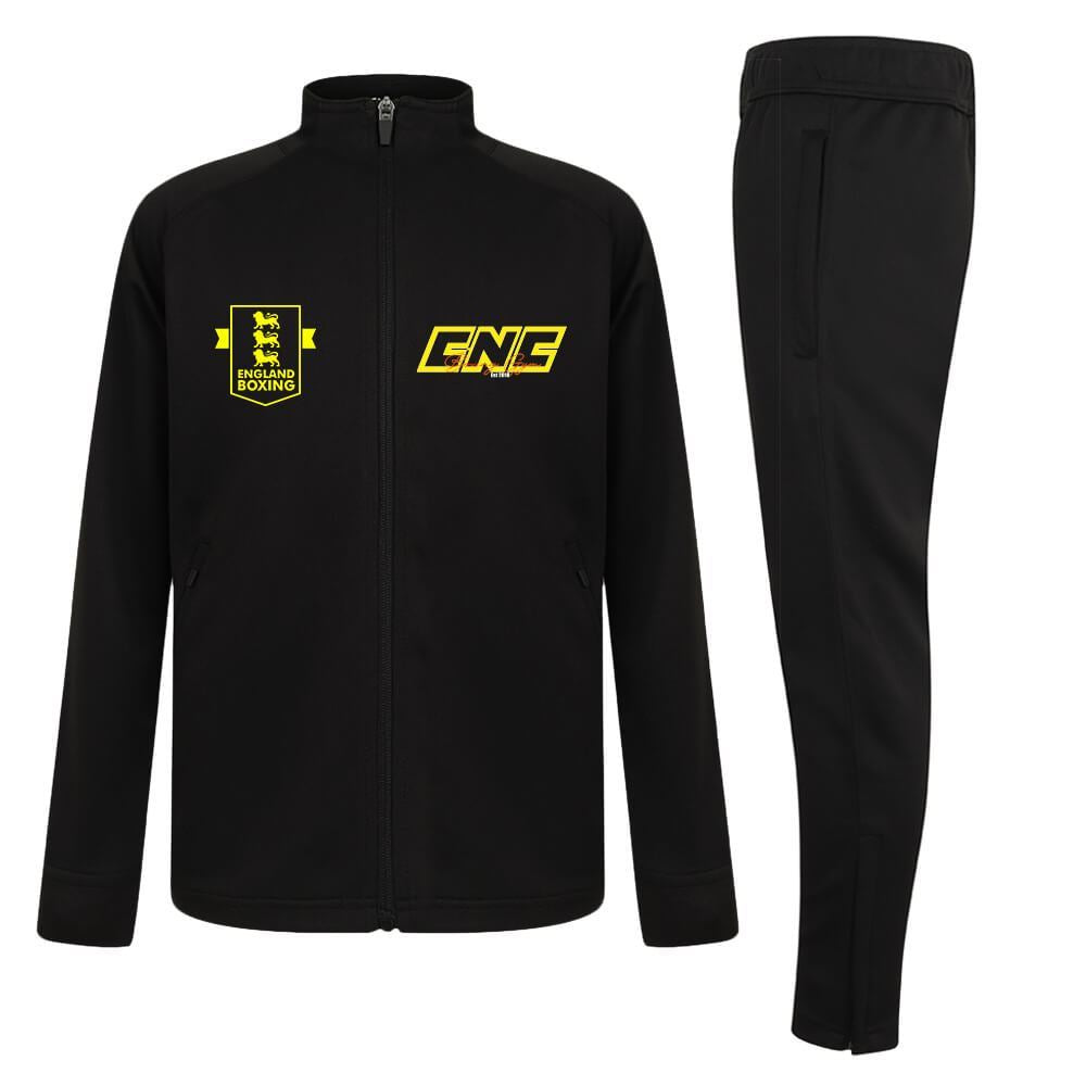 Cnc Boxing Gym Kids Slim Fit Poly Tracksuit