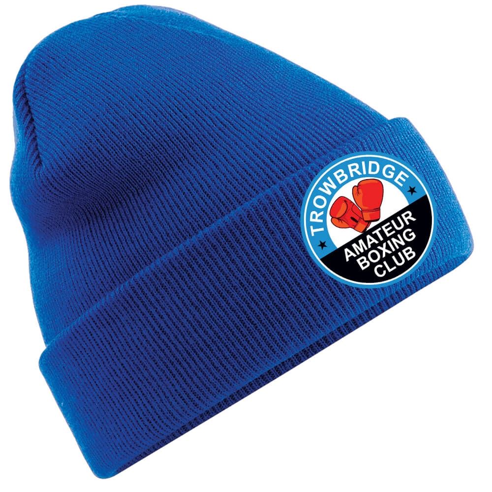 Trowbridge Abc Cuffed Beanie Royal Blue