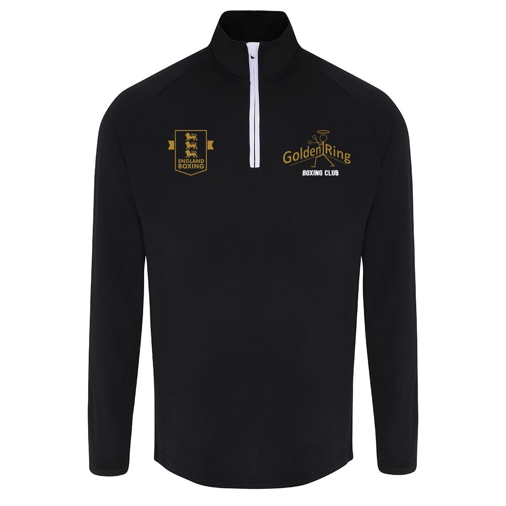 Golden Ring Boxing Club ¼ Zip Top