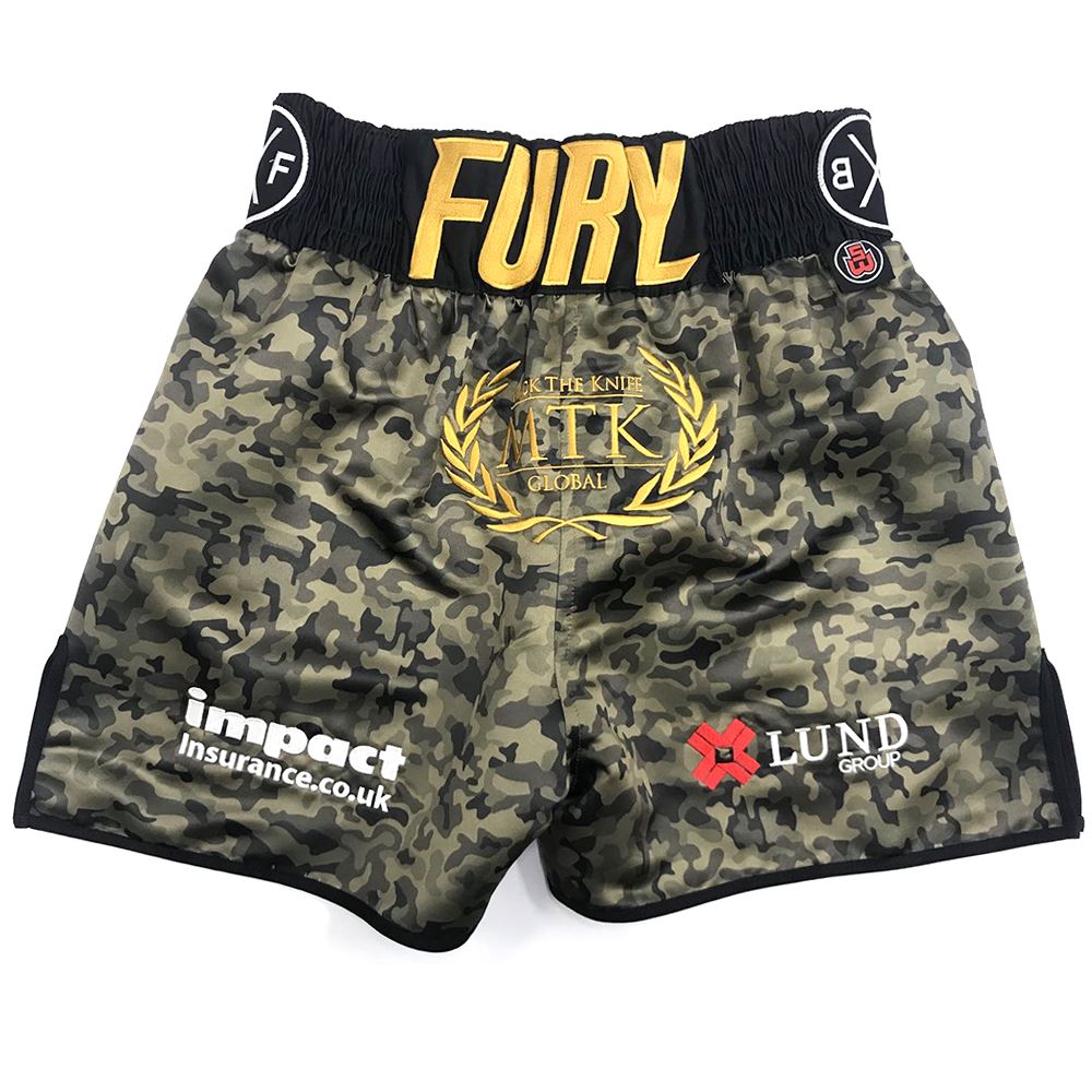 Custom Made Boxing Shorts Tyson Fury