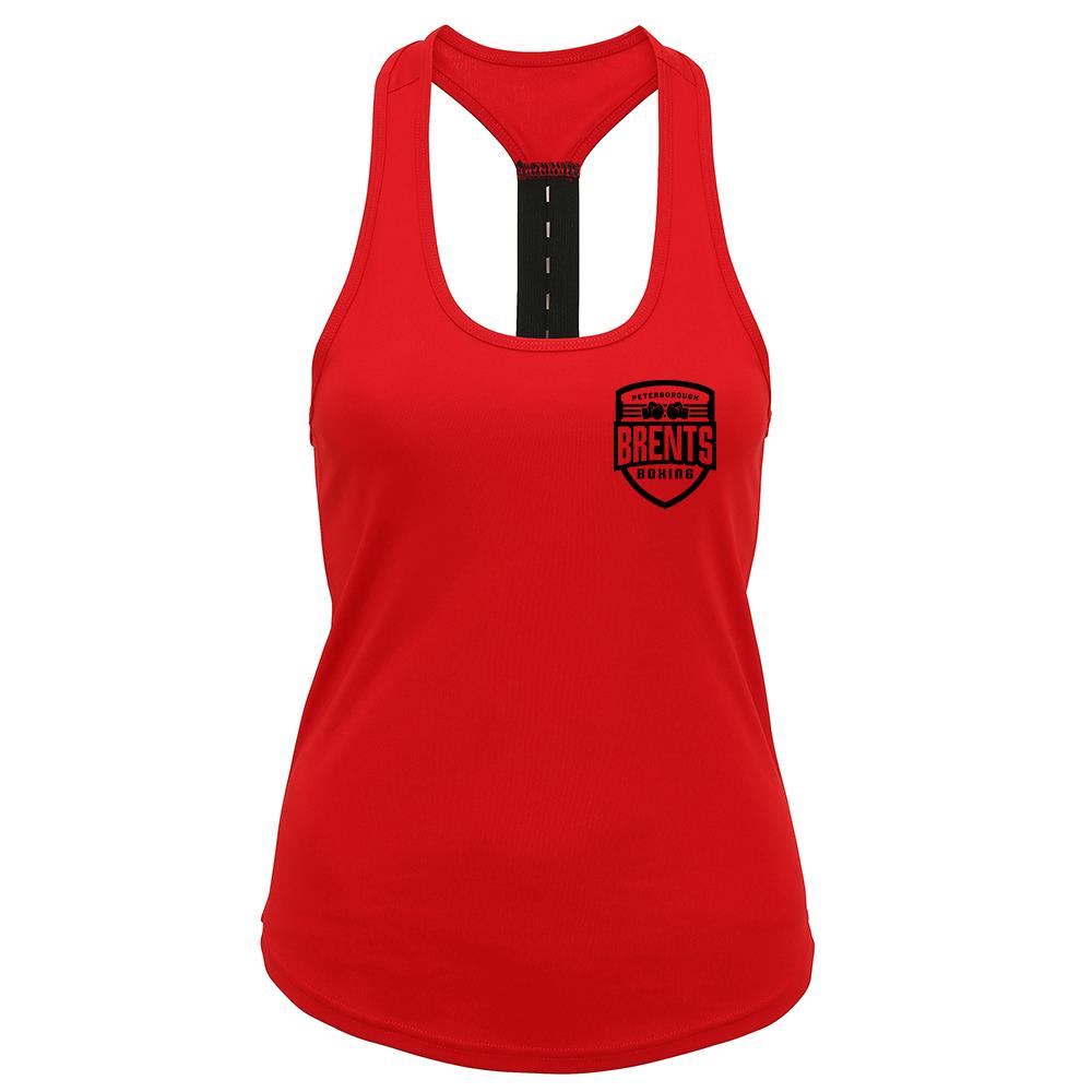 Brents Boxing Peterboro Womens Performance Strap Back Vest