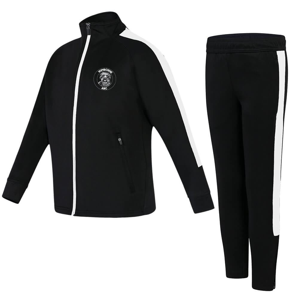 Wimborne Abc Kids Slim Fit Poly Tracksuit