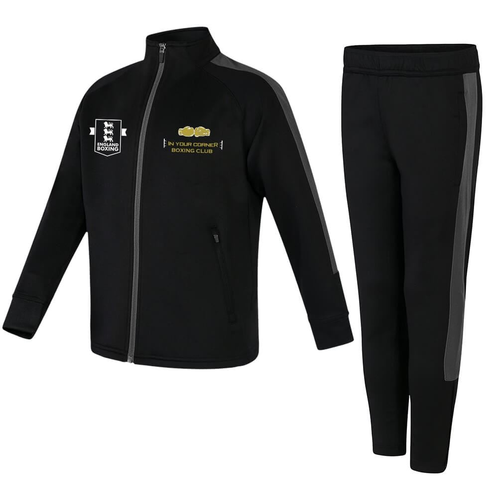 In Your Corner Boxing Club Kids Slim Fit Poly Tracksuit