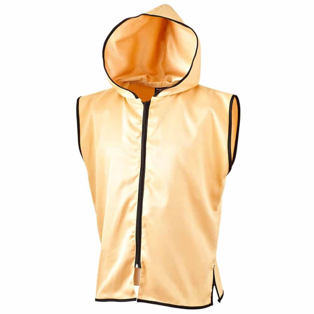 Sleeveless Satin Ring Jacket