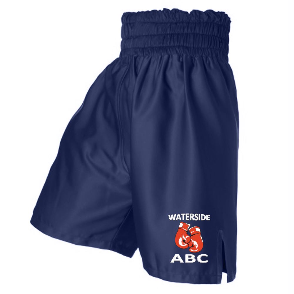 Waterside ABC Boxing Satin Boxing Shorts