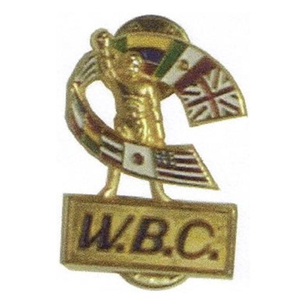 Wbc Gold Coloured Pin