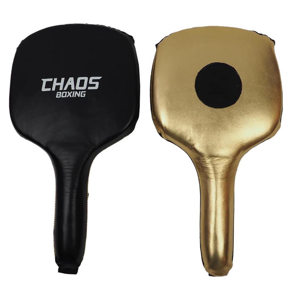 Chaos Leather Focus Paddles Black/Silver