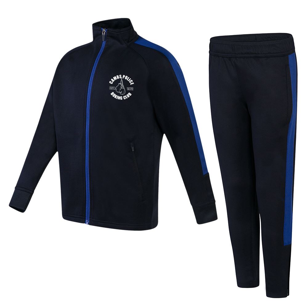 Cambs Police Boxing Kids Slim Fit Boxer Tracksuit