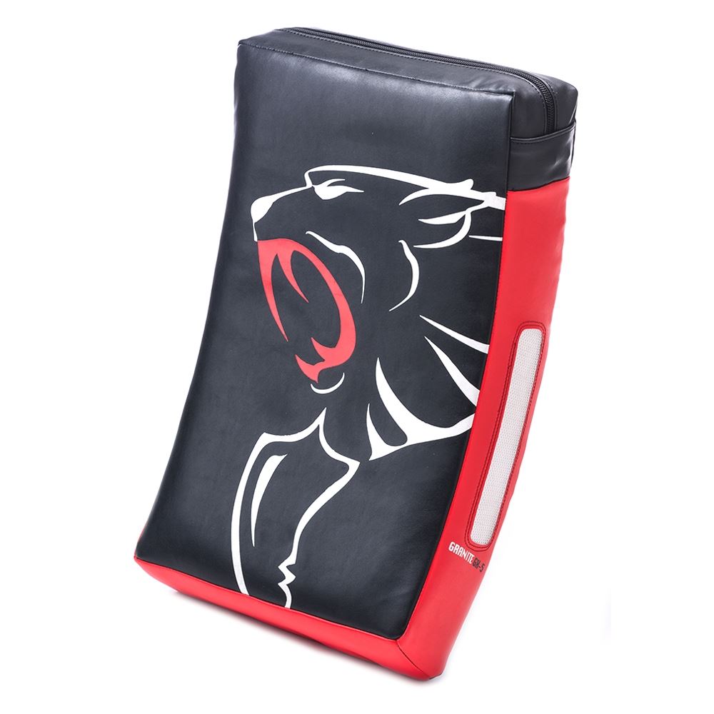 Carbon Claw Granite Curved Strike Shield Black/White/Red