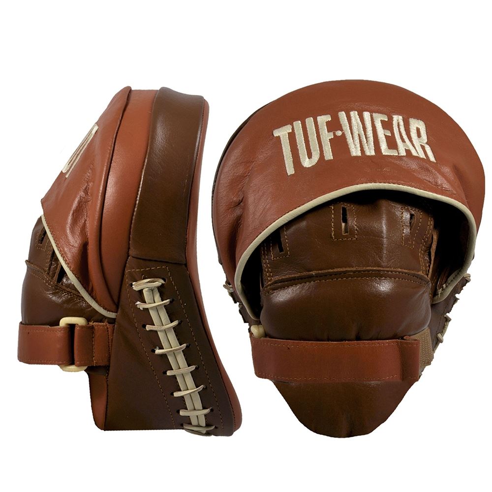 Tuf Wear Curved Focus Hook & Jab Pad Brown One Size