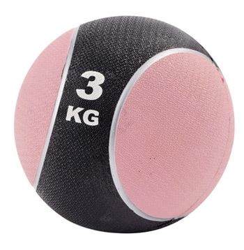 York 3Kg Medicine Ball Pink 3Kg