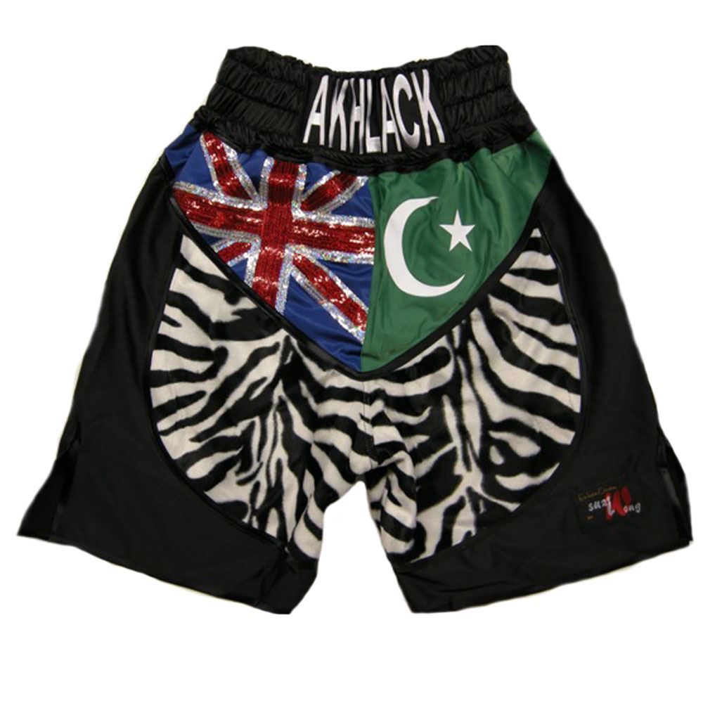 Custom Made Zebra Boxing Shorts