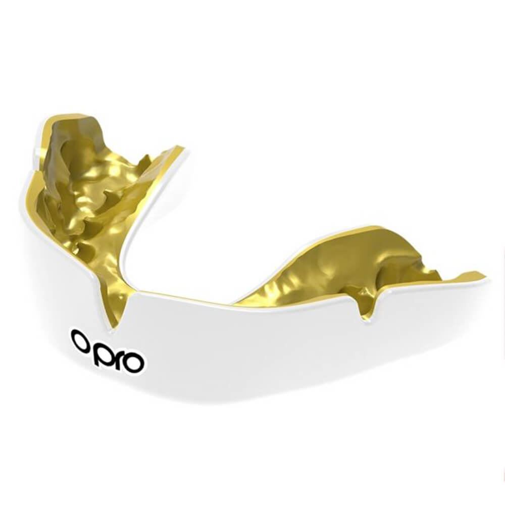 Opro Instant Custom-Fit Single Colour Mouthguard Gold Junior