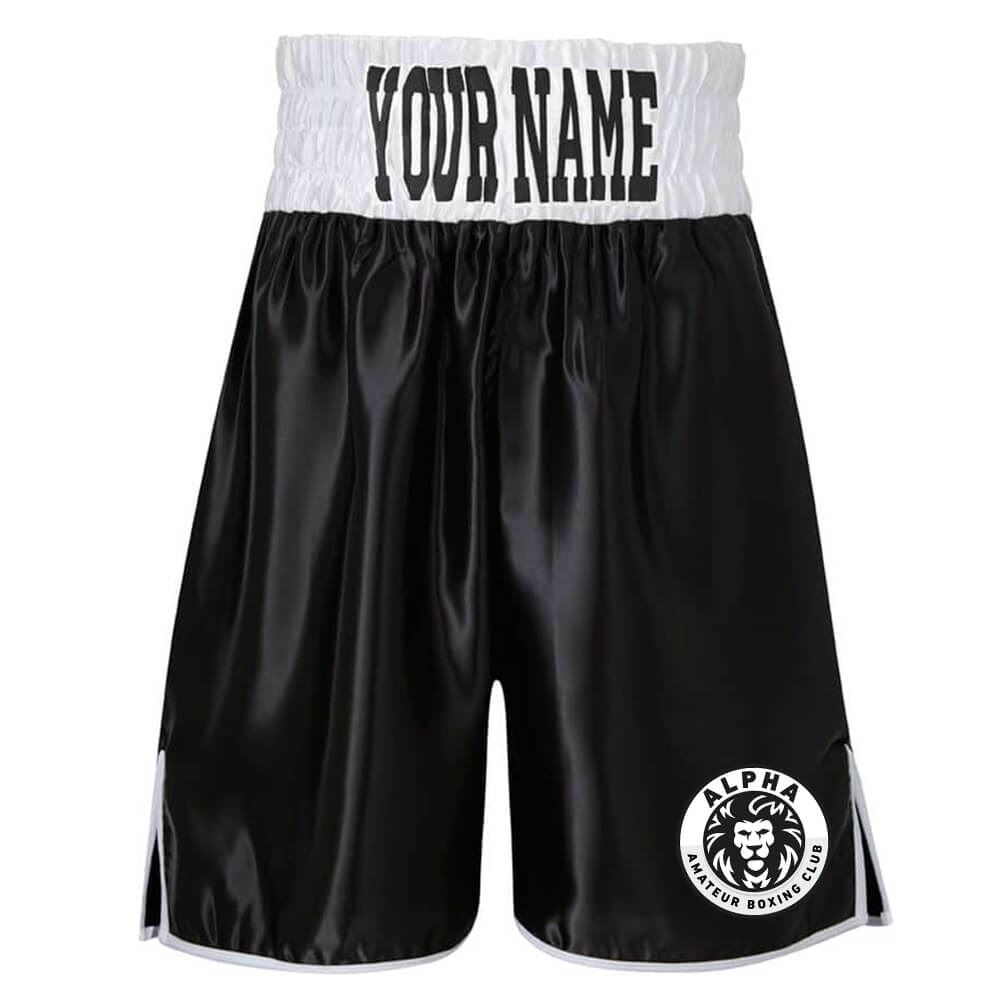 Alpha Boxing Club Embroidered Bout Shorts