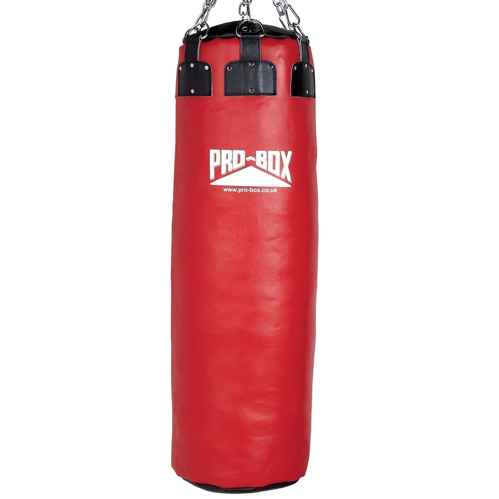 Pro Box Red Colossus Leather Punch Bag