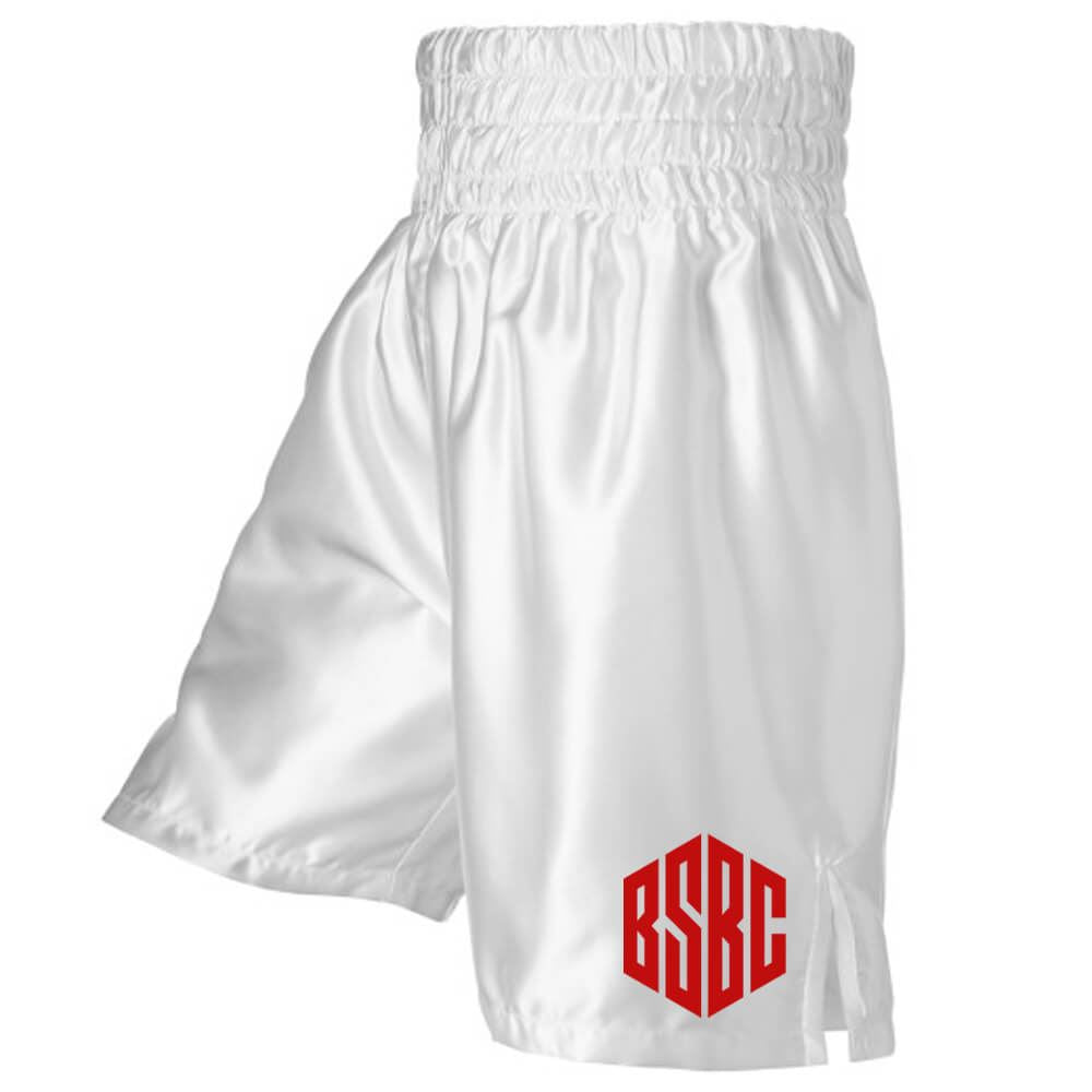 Bil Sha Boxing Club Satin Boxing Shorts