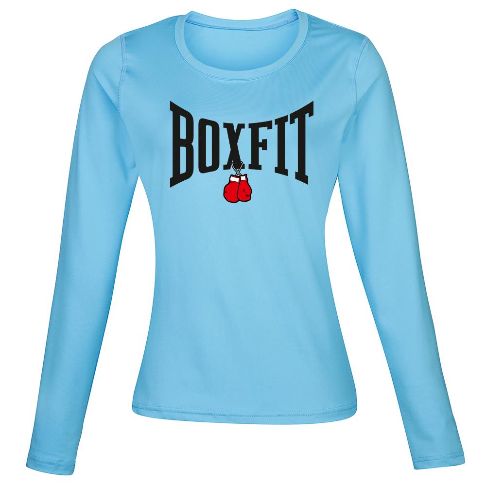 Boxfit Rhino Womens L/S Large Logo Base Layer