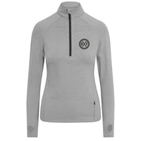 Thumbnail for Bxf Womens Lightweight Half Zip Long Sleeve Top