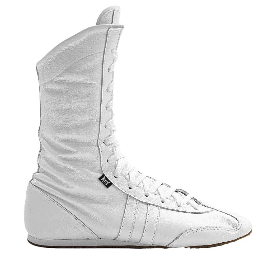 Boxfit Leather High Boxing Boots White