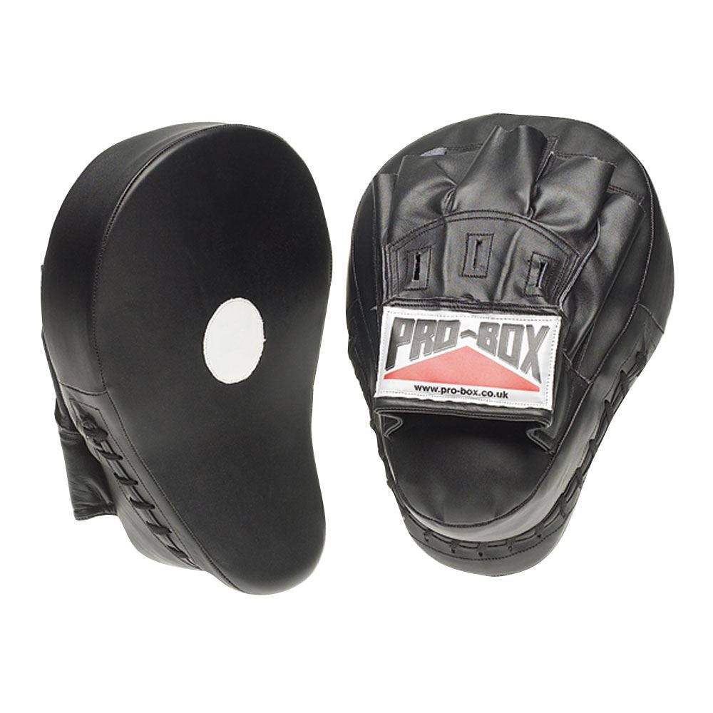 Pro Box Black Curved Hook & Jab Pads Black