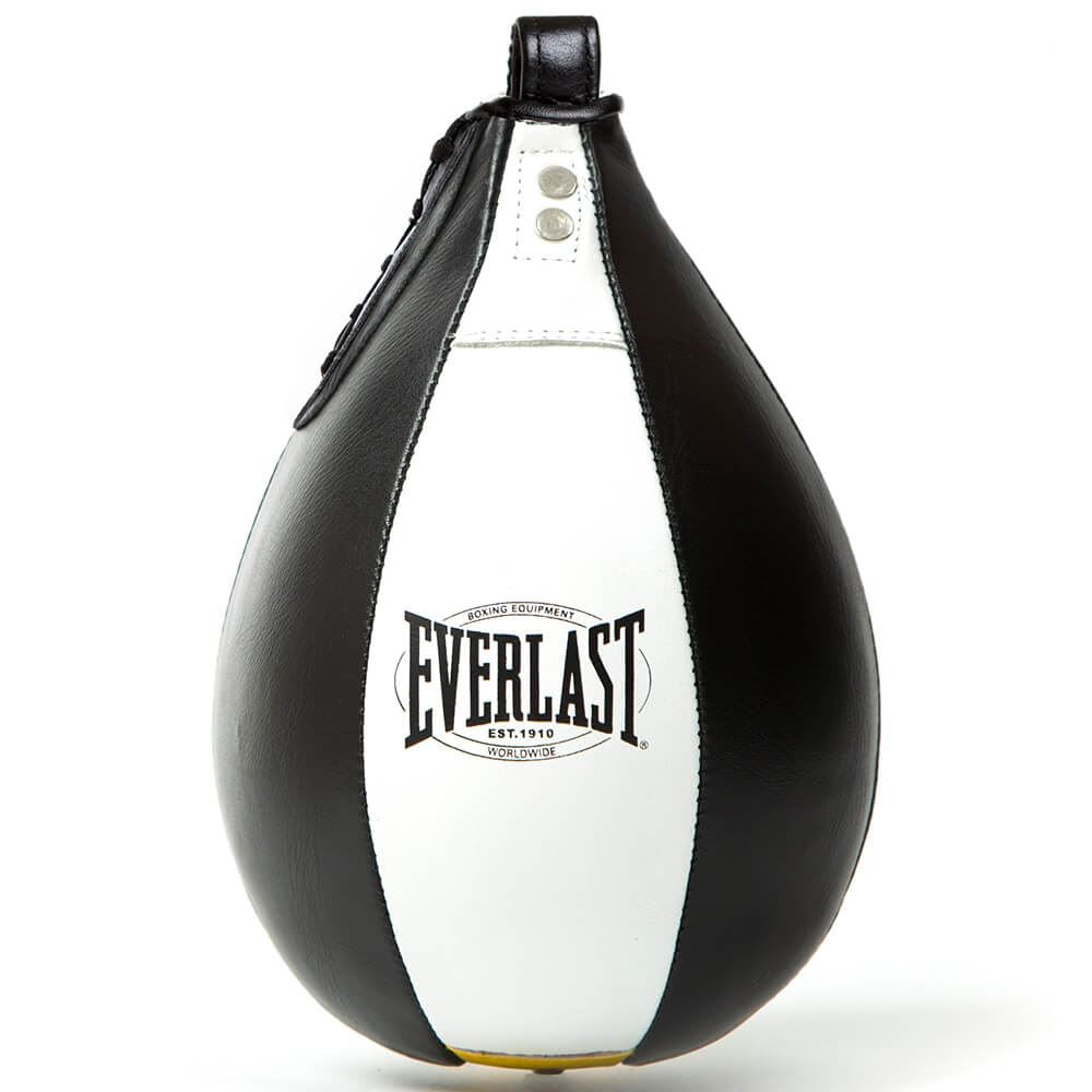 Everlast 1910 Pro Leather Speed Bag Black/White