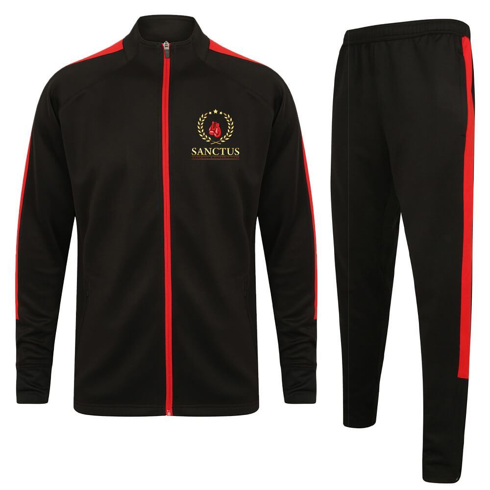 Sanctus Academy Abc Slim Fit Poly Tracksuit