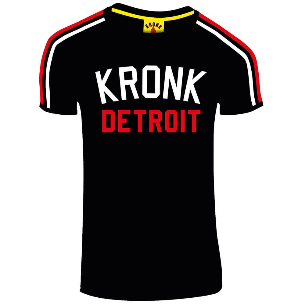 Kronk Iconic Detroit 2 Colour Applique Slim Fit T-Shirt