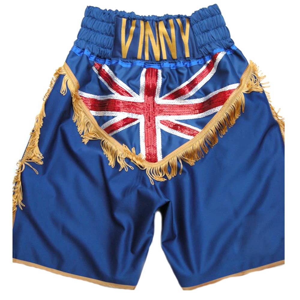 Custom Made Satin And Tassel Boxing Shorts