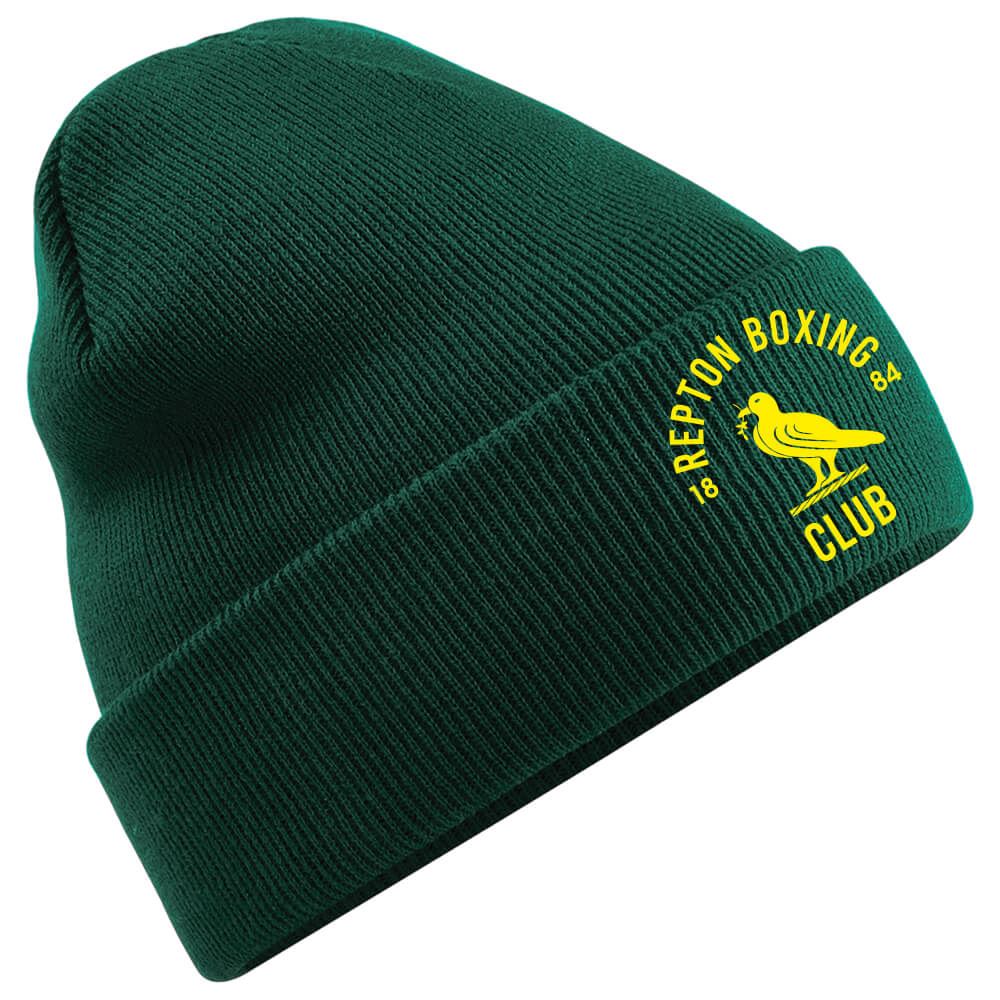 Repton Boxnig Club Beanie Bottle Green